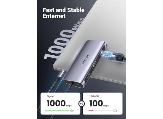 UGREEN USB C Hub, 10-in-1 USB-C Docking Station